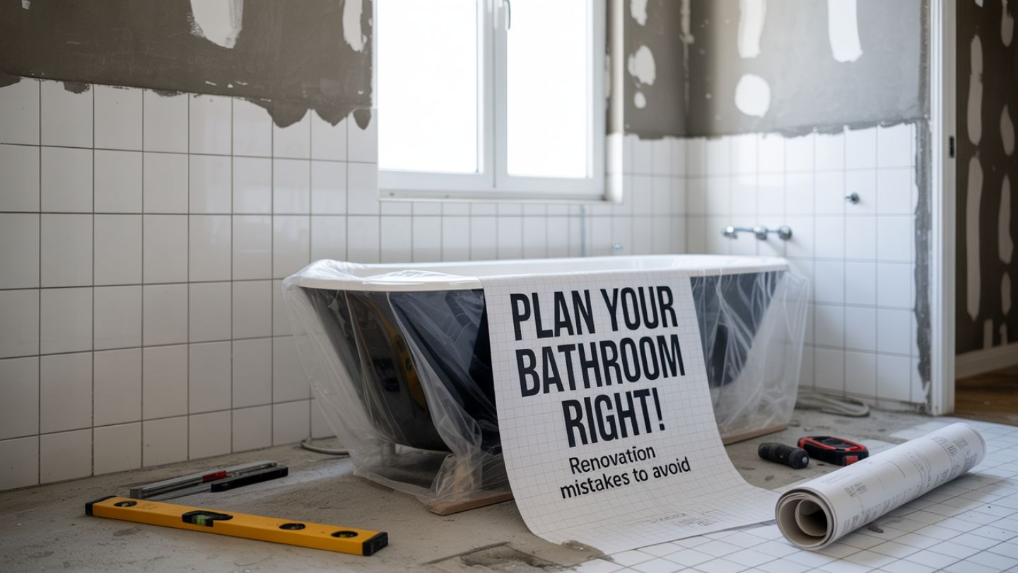 Bathroom Renovation Plan With Bathtub