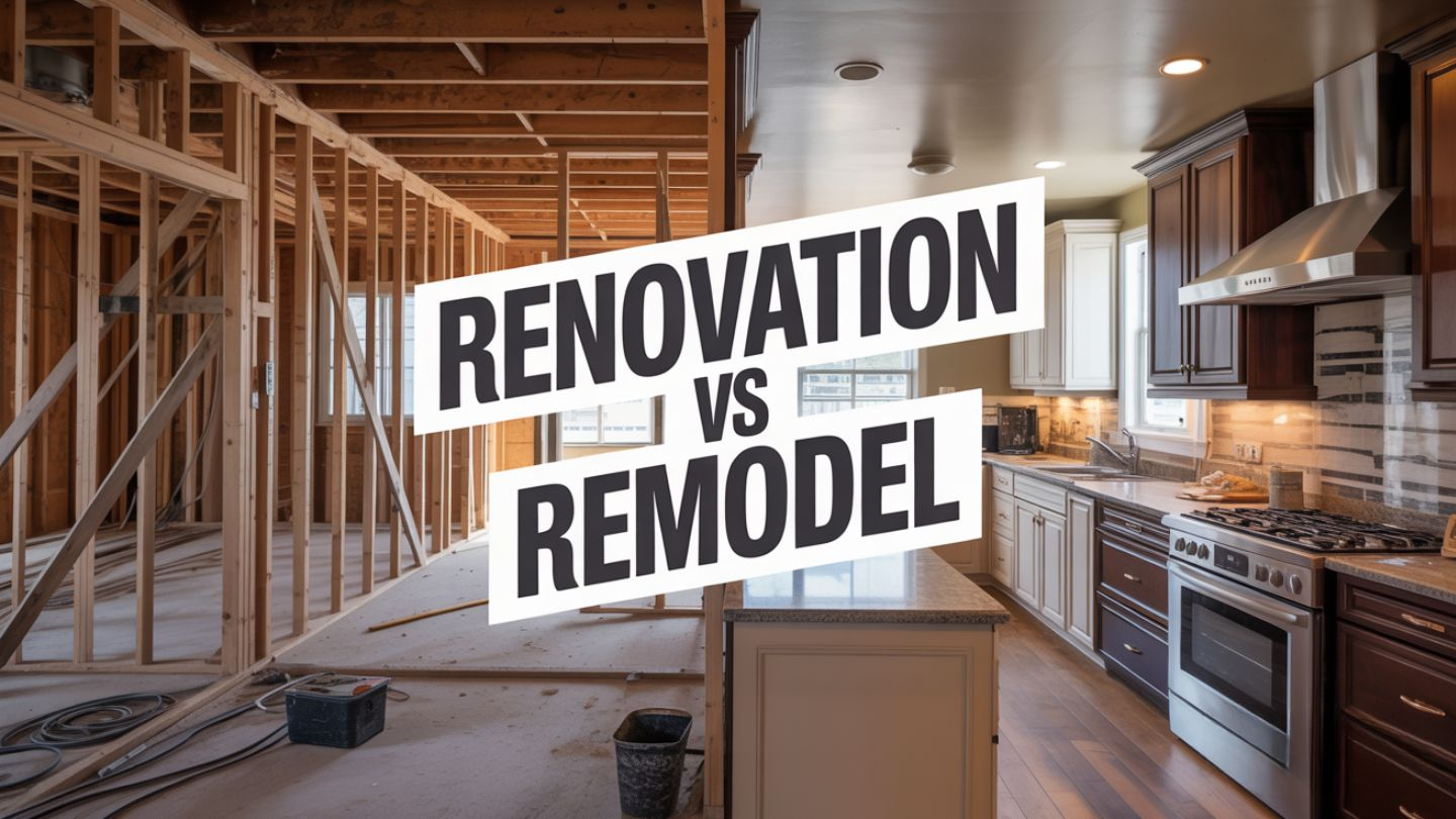 Renovation vs Remodel: What’s the Difference and Why It Matters?